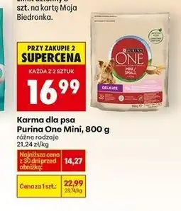 Biedronka Karma dla psa mini/small oferta