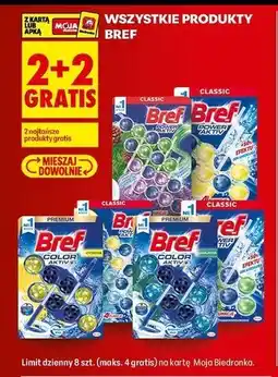 Biedronka Zawieszka do wc cytryna Bref Color Aktiv (Wcześniej Blue Active) oferta