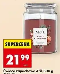 Biedronka Świeca zapachowa jabłko-cynamon Aril oferta