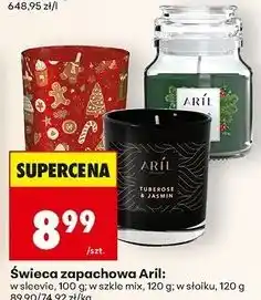 Biedronka Świeca zapachowa w słoiku Aril oferta