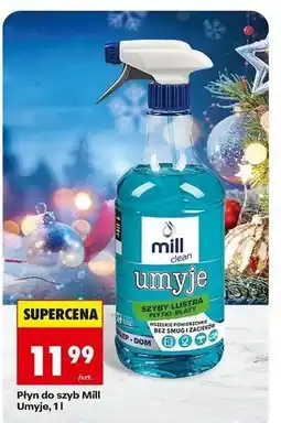 Biedronka Płyn do mycia szyb luster Mill oferta