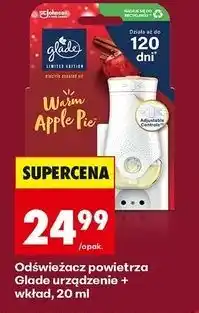 Biedronka Odświeżacz powietrza warm apple pie Glade By Brise oferta