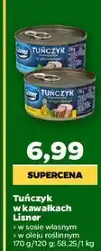 Netto Tuńczyk w kawałkach sosie własnym Lisner oferta