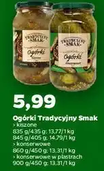 Netto Ogórki konserwowe Tradycyjny Smak oferta