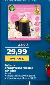 Netto Aromatyczna mgiełka biała peonia Air Wick Aroma Mist oferta