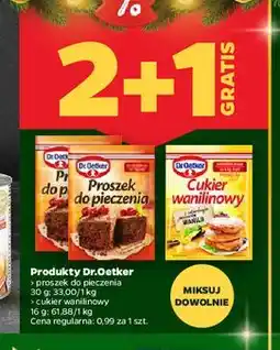 Netto Cukier wanilinowy Dr. Oetker oferta