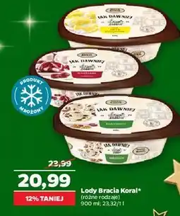 Netto Lody bakaliowe Bracia Koral Jak Dawniej oferta