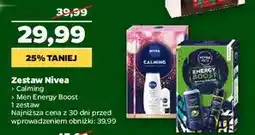 Netto Zestaw energy boost: żel pod prysznic 250 ml + antyperspirant deep sport 150 Nivea Men oferta