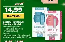 Netto Zestaw w pudełku hand & lip duo care snail: krem do rąk 50 ml + pomadka 4 g Floslek oferta