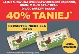Netto Jaja z chowu z wolnego wybiegu od kokoszki rozm. L 10szt. 1opak oferta