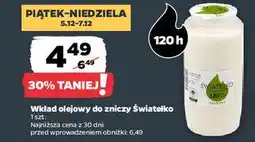 Netto wkład olejowy do zniczy Światełko 1szt oferta