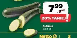 Netto Cukinia 1kg oferta