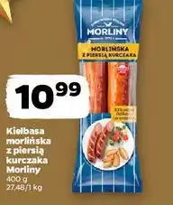 Netto Kiełbasa morlińska z piersią kurczaka Morliny 400 g oferta