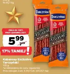 Netto Kabanosy Exclusive Tarczyński 105 g oferta