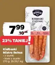 Netto Kiełbaski Mistrz Rohus (z szynki, białe z szynki) oferta