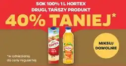 Netto Sok Hortex 100% 1L (miksuj dowolnie) oferta