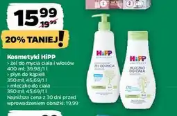 Netto Kosmetyki HiPP (żel do mycia ciała i włosów lub płyn do kąpieli lub mleczko do ciała) oferta