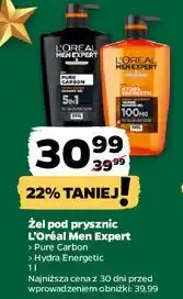 Netto Żel pod prysznic L’Oréal Men Expert Pure Carbon Hydra Energetic 1 l oferta