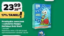Netto Przekąska owocowa + zabawka Happy Holidays Bob Snail oferta