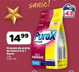 Netto Proszek do prania do koloru 5 w 1 Purox 3 kg oferta