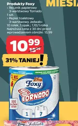 Netto Foxy Ręcznik papierowy 3-warstwowy Tornado 1 szt oferta