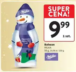 Intermarche Bałwan z czekolady Milka oferta