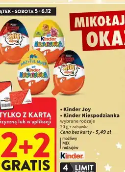 Intermarche Jajko z niespodzianką stranger things Kinder Joy oferta
