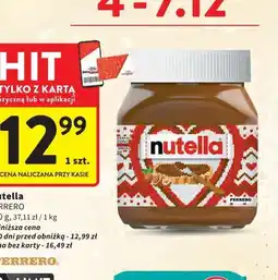 Intermarche Krem czekoladowo-orzechowy Nutella oferta