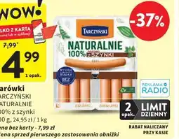 Intermarche Parówki z szynki Tarczyński Naturalnie oferta