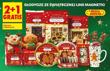 Biedronka Słodycze ze świątecznej linii Magnetic oferta