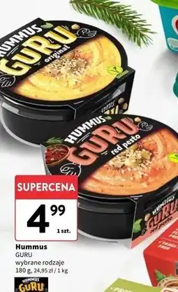 Intermarche Hummus z papryczką jalapeno Guru oferta