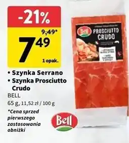 Intermarche Szynka serrano Bell Polska oferta