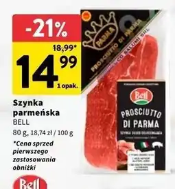 Intermarche Szynka prosciutto di parma Bell Polska oferta