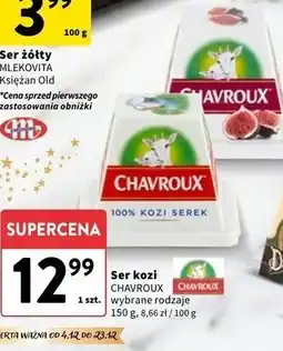 Intermarche Ser kozi z figami Chavroux oferta