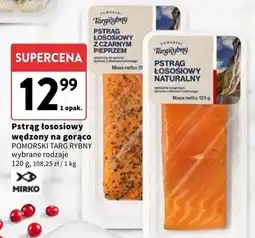 Intermarche Łosoś wędzony na gorąco z czarnym pieprzem Pomorski Targ Rybny oferta