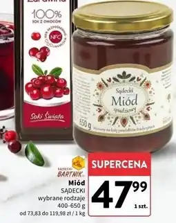 Intermarche Miód spadziowy Bartnik Sądecki oferta