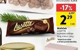 Intermarche Wafel czekoladowy Lusette oferta