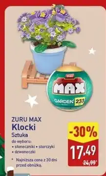 ALDI Klocki dzwoneczki Zuru oferta