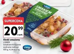 Intermarche Smakiem krojone śledź po podlasku Lisner oferta