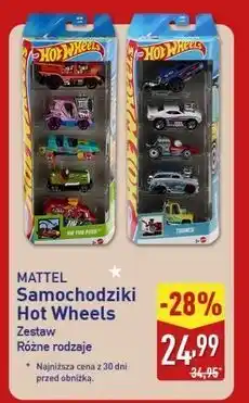 ALDI Zestaw aut hot wheels Mattel oferta
