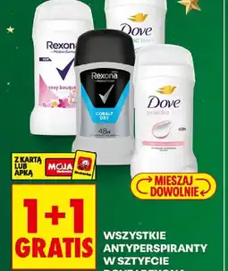 Biedronka Antyperspiranty Dove i Rexona oferta