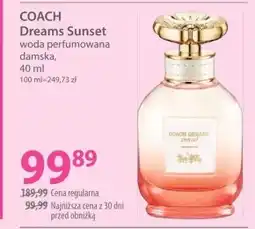 Hebe Woda perfumowana damska Coach oferta