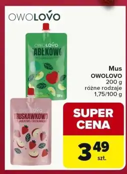 Carrefour Market Mus owocowy Owolovo oferta