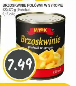 Słoneczko BRZOSKWINIE POLOWKI W SYROPIE oferta