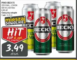 Słoneczko PIWO BECK'S oferta