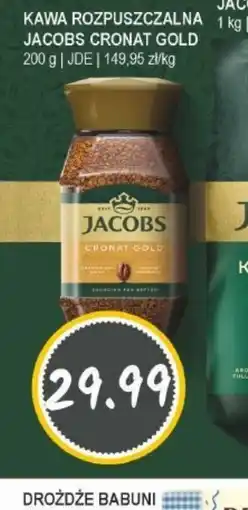 Słoneczko Kawa rozpuszczalna Jacobs Cronat Gold oferta