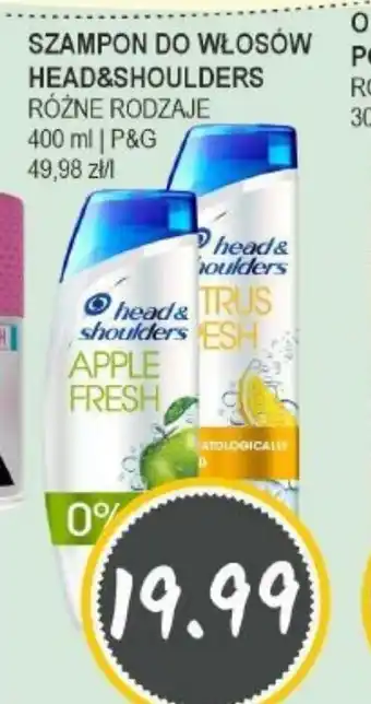 Słoneczko SZAMPON DO WLOSOW HEAD&SHOULDERS oferta