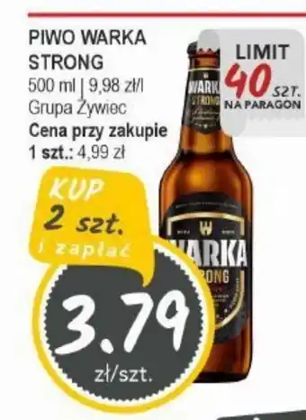 Słoneczko PIWO WARKA STRONG oferta
