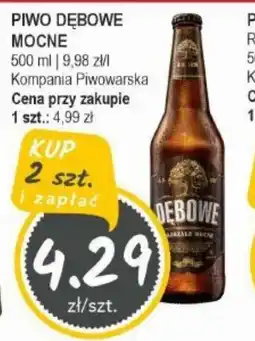 Słoneczko PIWO DEBOWE oferta