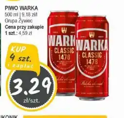 Słoneczko Piwo Warka oferta